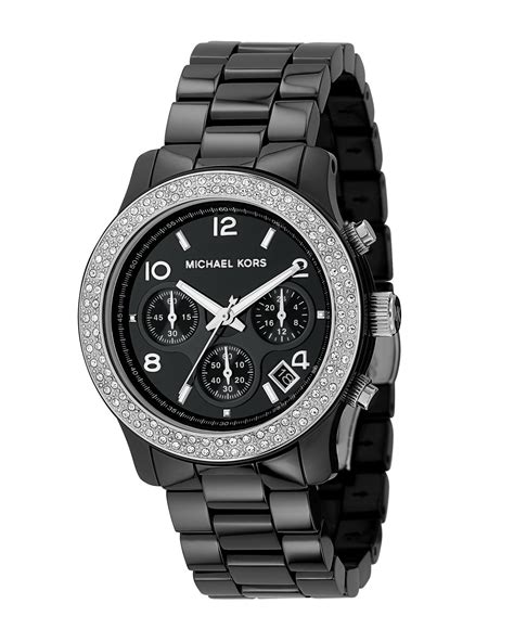 ceramic michael kors watch|michael kors glitz watch.